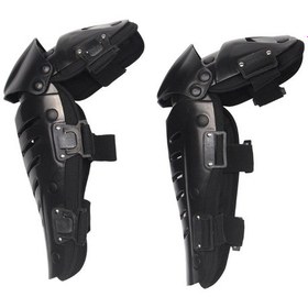 Resim Homyl Motosiklet Motokros Yarışı Için Diz Shin Zırh Koruyucu Siyah 
