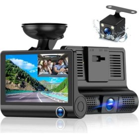 Resim Blackbird 504 170 Geniş Açı, G-sensörlü, Gece Görüşlü 1080p Çift Yönlü Araç Kamerası Ön+arka - Par 