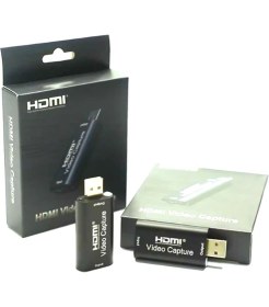 Resim Gplus 4K HDMI Video Capture USB 2.0 Görüntü Yakalama Kartı Metalik Siyah 4K-VC200 Dönüştürücü 