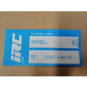 Resim Irc Iç Lastik 3.50/4.00-10 (Eğri Sibop) (8572) 