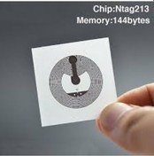 Resim Boş 13.56Mhz Ntag213 Nfc 213 Programlanabilir Sticker.. 100 Adet 