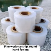 Resim 2 Rulo 23000cm Esnek Film Sıkıştırma Sarma Non-Isıtma Mühürleme Bandı Kolay Kullanım Şişe Ambalaj Malzemeleri, Şişeler, Kavanozlar, Kutular ve Ambalaj Kutuları için Uygun 