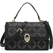 Resim Women's Black Stone Long Strap Shoulder Bag Derimod