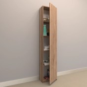 Resim Rafkestir Asya Suntalam Kitaplık ( 40 x 180 cm ) - Kapaklı Sacramento ( Mat ) 
