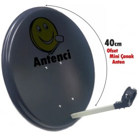 Resim Antenci 40 cm Mini Uydu Çanak Anteni 