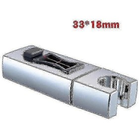 Resim Evrensel El Duşu Duvar Aparatı İçin Duş Başlığı Tutucusu 22 Mm Kare Boru 