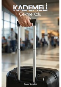 Resim Valiz - Büyük Boy Ve Orta Boy 2'li Set - Karışık Renk Ve Karışık Model Çok Renkli 