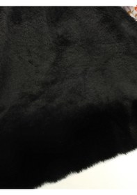 Resim Toskana Peluş Kumaş Siyah 