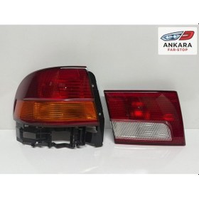 Resim Toyota Carina 1996 - 1999 Stop Lambası Sol İç - Sol Dış Takım 2 Adet Stop 
