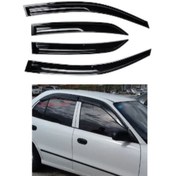 Resim Hyundai Accent Yumurta Kasa 95-00 Mugen Cam Rüzgarlığı Seti 4'Lü 