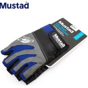 Resim Mustad Balıkçılık Eldiven Erkekler Hafif Yarım Parmak Güneş 