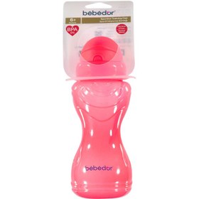 Resim Bebedor Sportif Pipetli Alıştırma Bardağı +6 Ay Neon Pembe 330ml 