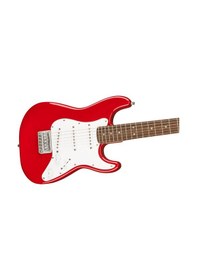 Resim Squier 0370121554 Mini Stratocaster Elektro Gitar Dakota Red - Laurel Klavye Başlangıç Ve Seyahat Serisi Kırmızı Renk Kısa Skala Ve Hafif Gövde 