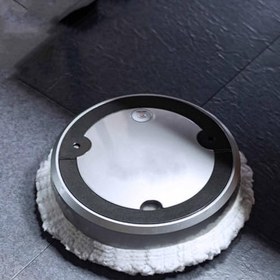 Resim Robot Elektrikli Süpürge, Daire Için Güvenli Otomatik Robot Vakumu (Gümüş grisi) 