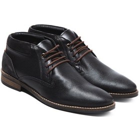 Resim Bot Erkek 619 010 Wk-john May Orkut Suede Black Siyah 