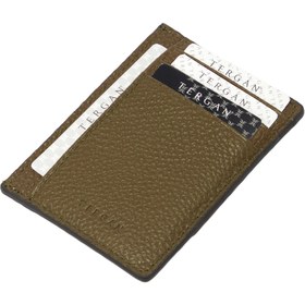 Resim Yeşil Deri Unisex Kredi Kartlık - S1KK00001676-T7N 