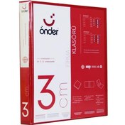 Resim Önder Sunum Klasörü 2 Halkalı 30 MM A4 Kırmızı 2003-2 