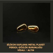 Resim Persol Gözlük Silikon Kaplı Metal Gözlük Burunluğu Altın 1 Çift 