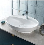 Resim Turkuaz Seramik Cerastyle Lal C Serisi 60 x 45.5 CM Tezgah Üstü Lavabo 