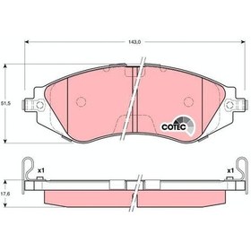 Resim Chevrolet Rezzo 2005-2009 Arası 1.6 Trw Marka Ön Balata 
