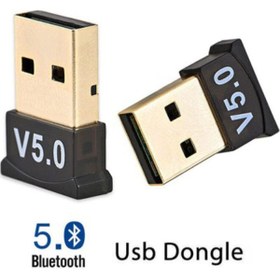 Resim KLASİST Usb Bluetooth Dongle V5.0 Mini V5.0 Bluetooth Adaptör Tak Çalıştır Dual Mode Bluetooth Dongle V5.0 