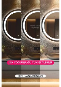 Resim 60 Cm Beyaz Dokunmatikli - Dimmerli/ Lavabo Üstü & Antre Diğer 