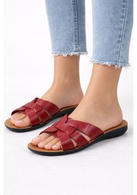 Resim Polex 5304-c Yazlık Kadın Gündelik Terlik Sokak Ev Terliği Bordo 