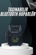 Resim Techno Stock Yeni Nesil Bluetooth Hoparlör USB TF Kart Girişli Çoklu Bağlantı 