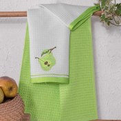 Resim Maxstyle Pamuk Armut Desenli 2 Parça Mutfak Havlusu 40x60 cm 
