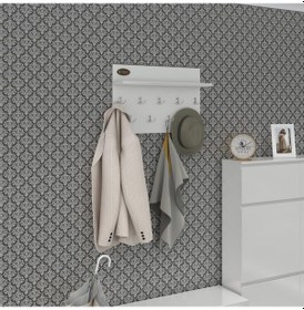 Resim Kenzlife elbise askılığı akasya byz vestiyer portmanto askı askılık 