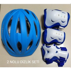 Resim Erkek Çocuk Kask Ve Dizlik-Dirseklik Seti Belgeli (426807574) 