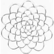 Resim Tenfowee "paslanmaz Çelik Çiçek Düzenleyici - Yeniden Kullanılabilir 6 İnç Gümüş Vazo Aksesuarı" 