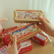 Resim Vintage Tarzı Dökme Demir Favori Kutuları, Çok Amaçlı Flip Üstü Tin Hediye Kutuları, Düğün, Doğum Günü, Yıl Dönümü, Bekarlığa Veda Partisi, Noel, Cadılar Bayramı, Şükran Günü, Yılbaşı, Sevgililer Günü, Şeker, Kurabiye ve Tatlı Ambalajı için 
