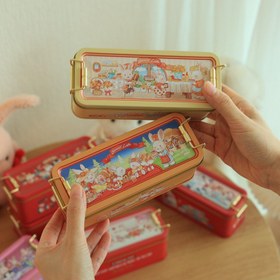 Resim Vintage Tarzı Dökme Demir Favori Kutuları, Çok Amaçlı Flip Üstü Tin Hediye Kutuları, Düğün, Doğum Günü, Yıl Dönümü, Bekarlığa Veda Partisi, Noel, Cadılar Bayramı, Şükran Günü, Yılbaşı, Sevgililer Günü, Şeker, Kurabiye ve Tatlı Ambalajı için 