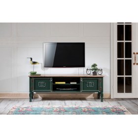 Resim Onurdesign Pastel Boyalı Ahşap Tv Sehpası 