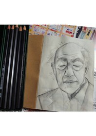 Resim Faber-Castell 2B Graphite Aquarelle Kurşun Kalem Siyah Renk 