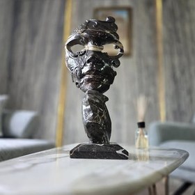 Resim El İşçiliği Cilalı Mermer Heykel Büst 