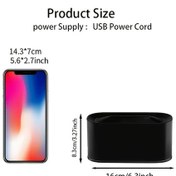 Resim Gateesat Beyaz 7 Renk Ses Dalgası Teknolojili 7.44oz Soğuk Buhar Nemlendirici Ve Aromaterapi Cihazı Beyaz 