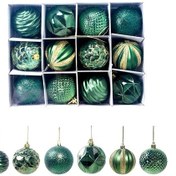 Resim 12'li Paket Noel Ağacı Süsleri Noel Hediyeleri D 