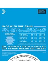 Resim D'addario Exl120 Super Light Elektro Gitar Teli 9-42 