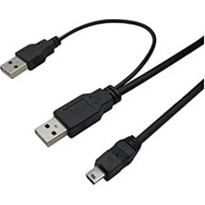 Resim Mena Rise USB Y Giriş Mini 5 Pin HDD Hardisk Kamera Bağlantı Bağlantı 4529 