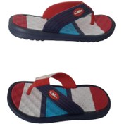 Resim Calx Erkek Lacivert Kırmızı Mavi Parmak Arası Masaj Tabanlı Günlük Yürüyüş Terlik 