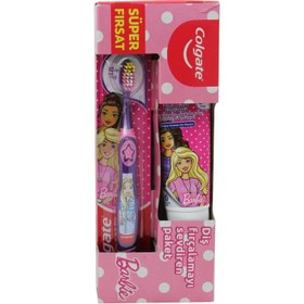 Resim Colgate 6+ Yaş Çocuk Diş Macunu Barbie 75 ml + Diş Fırçası 2 li Set 