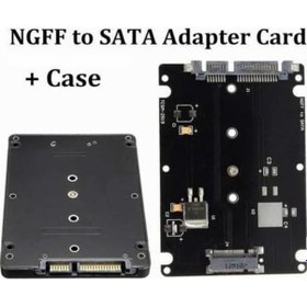 Resim M.2 Ngff Sata Kutu M2 Ngff Ssd Sata Çevirici Nvme Ssdlere Olmaz 