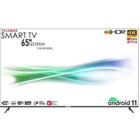 Resim Telenova Revo 65" 165 Ekran Frameless 4k Ultra Hd Android Smart Led Tv Telenova 65NSK9001 65" 165 Ekran 4K Android Smart TV