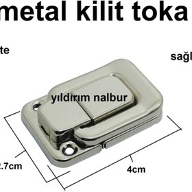 Resim Çeşitli Çanta Tokası 2 Adet Valiz Tokası Bavul Kilidi Hobi Kilit Küçükkk 