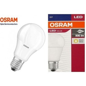 Resim Osram 8.5 Watt Led Ampul 2700K Sarı E27 