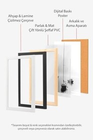 Resim Postifull Ahşap Çerçeveli Tablo Seti, Siyah Beyaz Yelkenli Duvar Tablosu, 3 Adet Poster Seti, No:300717;30 X 42 Ahşap Tablo 