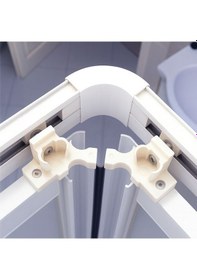 Resim Ayrıntıshop Duşakabin Bella Plastik Aksesuar Seti Beyaz 