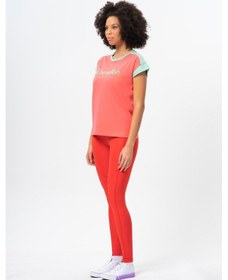 Resim Benetton Bnt-w20377-23y Kadın T-shirt Bnt-w20377-r0413 Mercan 